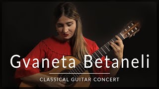 Gvaneta Betaneli  Classical Guitar Concert  J S Bach amp H VillaLobos  Siccas Guitars [upl. by Ambrosi]