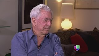 Mario Vargas Llosa quotEscribir es un acto de rebelión contra la realidadquot [upl. by Amiarom]