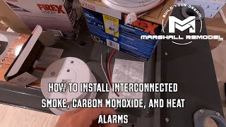 How to Install Interconnected  Smoke CO and Heat Alarms [upl. by Reinaldos]