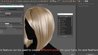 Ornatrix Maya Edit Guides blending [upl. by Nowahs]