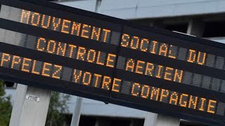 Grève importante jeudi du contrôle aérien en France et menaces sur le pont de lAscension [upl. by Harod]