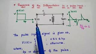 RC Differentiator  RC Integrator Circuit  Its Comparison [upl. by Lunetta]