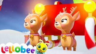 Santas Reindeer Song  KidsKaraokeSongs  Preschool Education [upl. by Nylauqcaj]