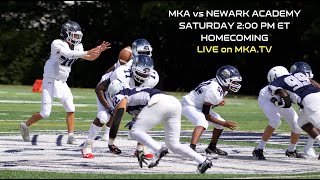 MKA vs Newark Academy  Homecoming Football LIVE on MKATV 102222 200pm [upl. by Ocirne]