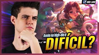 Jogar de ANNIE NO HIGH ELO é mais DIFÍCIL do que parece 🐻 [upl. by Llednor]