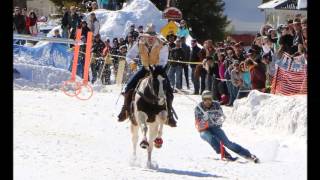 2016 Skijoring Silverton Colorado [upl. by Shaefer]