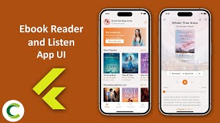 Ebooks Reader and Audiobooks Listen App template in Flutter [upl. by Lubow]