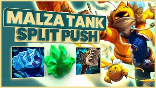 MALZAHAR TOP TANK FULL SPLIT  BUILD COM QUEBRACASCOS PRA LEVAR A LANE INTEIRA  MEC [upl. by Popele]