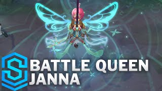 Battle Queen Janna Skin Spotlight  PreRelease  League of Legends [upl. by Massimiliano]