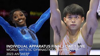 IndivIdual Apparatus Finals Day 1 World Artistic Gymnastics Championship 2023  LIVE [upl. by Marrilee563]