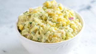 Easy Creamy Potato Salad Recipe with Tips  How to Make the Best Potato Salad [upl. by Ocramed]