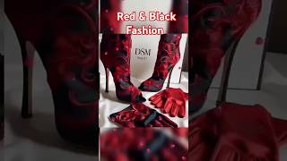 RED AND BLACK Fashion Accessories  Fashion  Style sheerinlife fashiontrends Fashion [upl. by Neidhardt249]