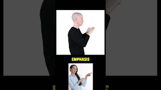 How To Sign EMPHASIS in ASL  American Sign Language [upl. by Virgy309]