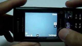 Sony Ericsson K800i demorun through [upl. by Resay]