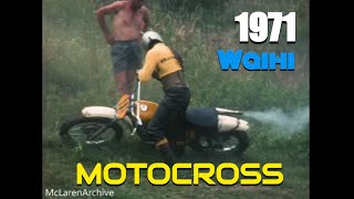 1970s NZ Motocross Waihi Thrills amp Spills 1971 Yamaha Suzuki CZ Bultaco BSA Husqvarna [upl. by Leahplar750]