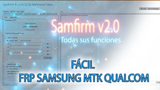 Samfirm 20 Nuevo Lanzamiento TODAS SUS FUNCIONES [upl. by Nelrah]