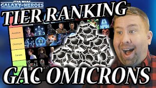 SWGOH Tier Ranking GAC Omicrons [upl. by Udella520]