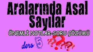 Aralarında Asal Sayılar  ders5  LGS TARZI SORU ÇÖZÜMÜ [upl. by Rennane839]