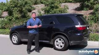 2012 Dodge Durango Road Test amp SUV Review [upl. by Ursal]