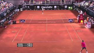 Rafael Nadal vs Joao Sousa ATP Rio De Janeiro Open 2014 QF HIGHLIGHTS HD [upl. by Lennej]