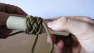 4 X 5 Turks Head knot [upl. by Leirej]