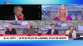 BernardHenri Lévy  Attaque du Hamas en Israël  quotLes soldats israéliens sont déterminésquot [upl. by Llemar]