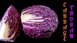 Purple💜 Cabbage thoran  കാബ്ബജ് തോരൻ 💜  NISHAS WORLD [upl. by Mercer]