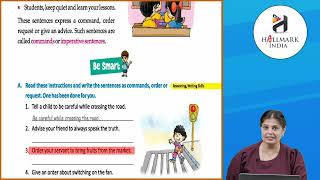 Ch 18  Hallmark India  Grammar  Class 4  Imperative Sentences  For children [upl. by Branen]