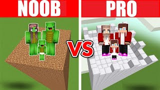 Minecraft NOOB vs PRO SAFEST SECURITY TOWER BUILD CHALLENGE TO PROTECT FAMILY [upl. by Miru277]