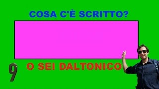 Sei Daltonico o Vedi Tutti i Colori dellArcobaleno Test Online ITA [upl. by Lawrenson]