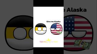 Alaska disasta edit shorts countryballs usa uk alaska russia canada memes countries [upl. by Hanleigh855]