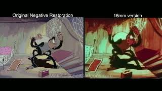 The Cobweb Hotel  Restoration Comparison  Fleischer Studios  Color Classic [upl. by Edda865]