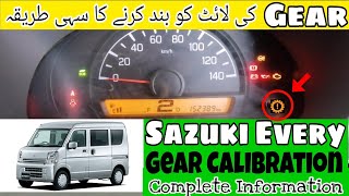 Sazuki Every automatic gear light on dtc P185A P185B  gear calibration [upl. by Banks]