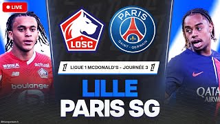 🔴 LILLE  PSG EN DIRECT  🏆 Choc de LDC pour les Dogues   losc vs paris   LIGUE 1  LIVESTREAM [upl. by Mehala]