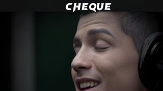 Cheque song cover by Cristiano Ronaldo  Cristiano Ronaldo singing [upl. by Notsek]