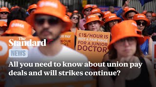 Public sector pay all you need to know about union deals and whether strikes will continue [upl. by Aseek]