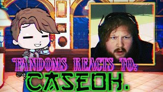 Fandoms reacts to Caseoh  Gacha Life 2 reaction 🎉 11k subs special 🎉 [upl. by Ianej]