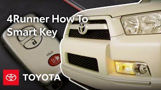 2010 4Runner HowTo Smart Key  Toyota [upl. by Uile]