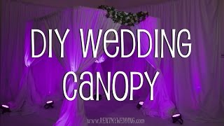 How To Setup A DIY Wedding Canopy or Chuppah [upl. by Manly]