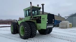 SOLD 1981 Steiger Cougar ST251 4wd tractor [upl. by Narrat100]