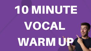 10 Minute Vocal Warm Up With a Straw [upl. by Hess497]