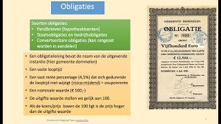 165 Beleggen in obligaties H122 [upl. by Rizzo]