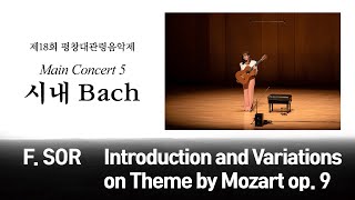 The18th MPyC F SOR  Introduction and Variations on Theme by Mozart op9  기타리스트 박규희 [upl. by Blaine]