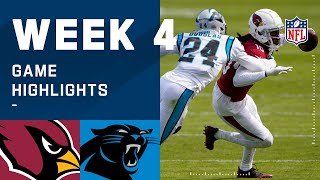 Cardinals vs Panthers Week 4 Highlights  NFL 2020 [upl. by Fuld]