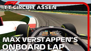 F1 2020 TT Circuit Assen  Max Vestappen Onboard [upl. by Yrahcaz]