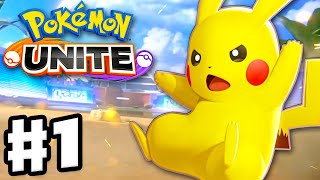 Pokemon Unite  Gameplay Walkthrough Part 1  Intro and Standard Unite Battles Nintendo Switch [upl. by Eustatius]