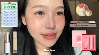 Thử mỹ phẩm mới kiểu makeup mới  Unbox amp Review HinceEspoirToo cool for schoolKilala lens…… [upl. by Dennison]