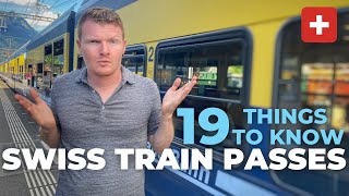 SWISS TRAIN PASSES 19 Things to Know  Swiss Travel Pass amp Swiss Half Fare Card  Swiss Rail Passes [upl. by Taryn]