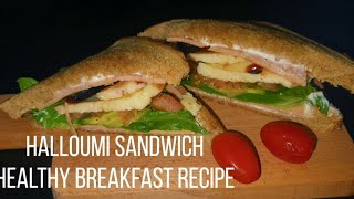 Halloumi Sandwich Recipe  Healthy breakfast Recipe  Dastarkhwan cooking and vlogging [upl. by Nodnab]