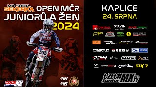 MX SHOP SEKERKA OPEN MČR JUNIORŮ A ŽEN  KAPLICE [upl. by Anail124]